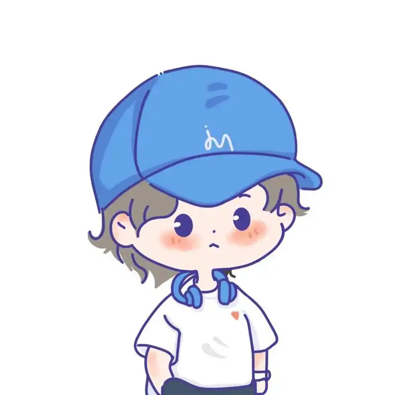 插画q版小男生 听说快放假了