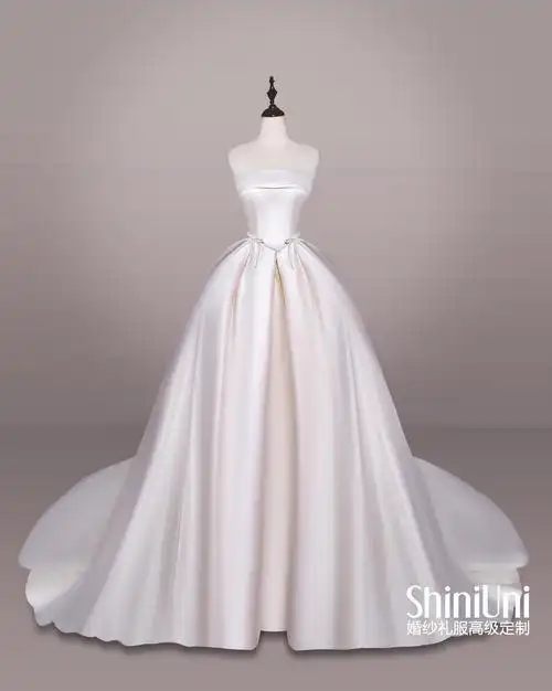 shiniuni 缎面婚纱欣赏 - shiniuni婚纱礼服高级定制设计 - 设计师