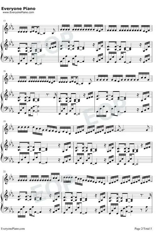 气球钢琴谱_许哲佩