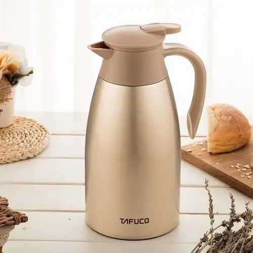 泰福高304不锈钢家用保温壶热水瓶大容量保温瓶保温水壶