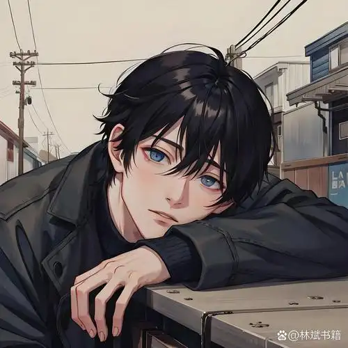 孤独感爆棚的男头卡通头像 世界熙熙攘攘,适合独来独往