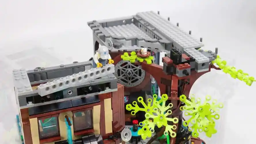 乐高忍者城市花园 71741 人行道定格速度构建 4k