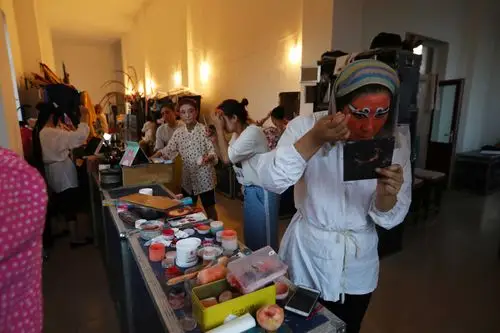 太原市晋剧艺术研究院实验二团在内蒙沙圪堵演出第四天(之四)