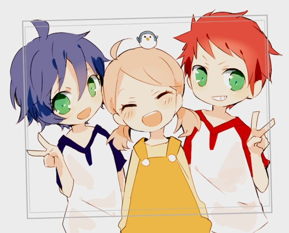 求三个人的照片,动漫的那种.