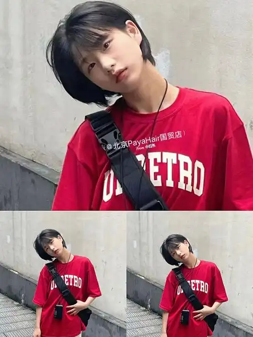 日系短发安全下车08满满的少年感