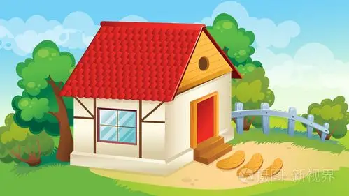 房子和村庄庭院