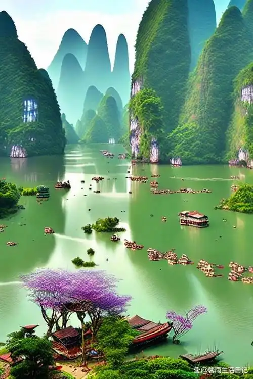 桂林是一座美丽的城市,拥有着得天独厚的自然风光.