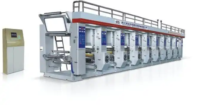 hxay8001100e型凹版全自动电脑套色彩印机