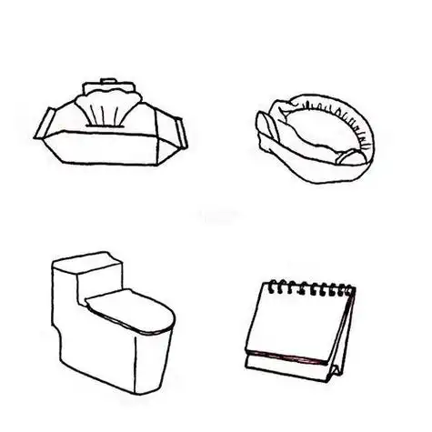 一组日常生活用品简笔画2简笔画生活用品苏州攻略教程简笔