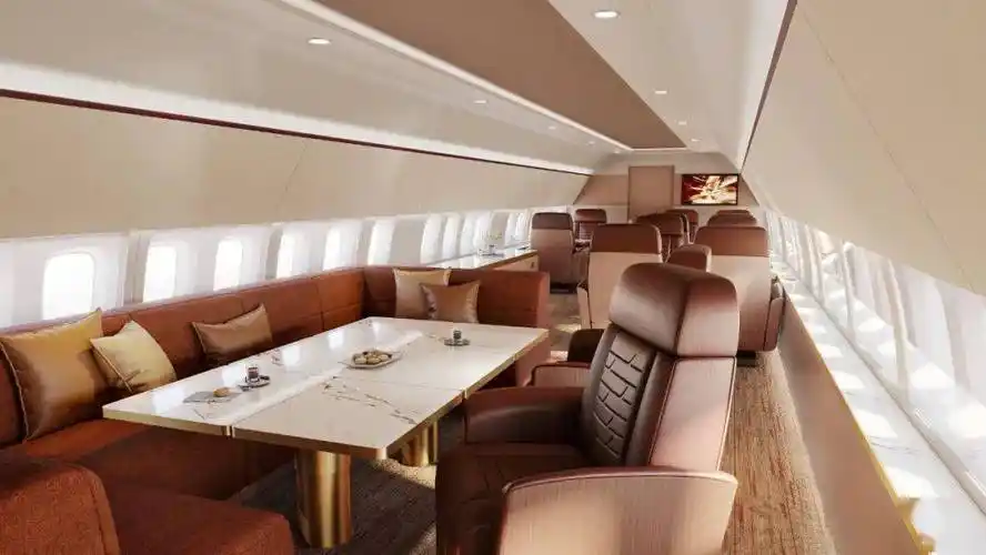 波音公务机推出"bbj优选"定制化尊享内饰解决方案_头条_航空_发展