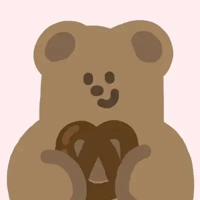 可爱的小棕色熊的头像 呆萌可爱最近微信流行小熊头像图片_卡通头像