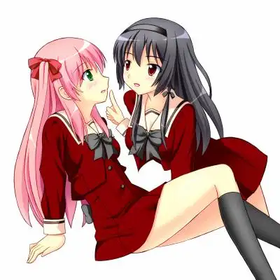 ゆ～なぎ p站 二次元 插画 少女 动漫 亲吻那片花瓣 安昙璃纱 绫濑美