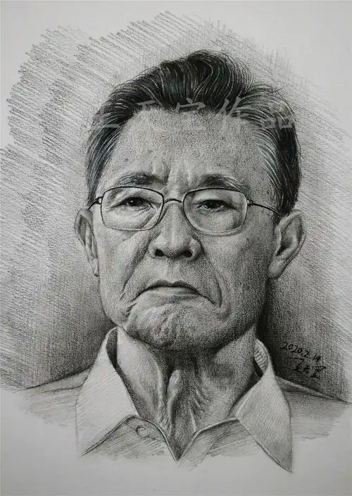 原创作品纯艺术绘画素描钟南山武汉加油《汉堡》352天宝手绘拟人化584