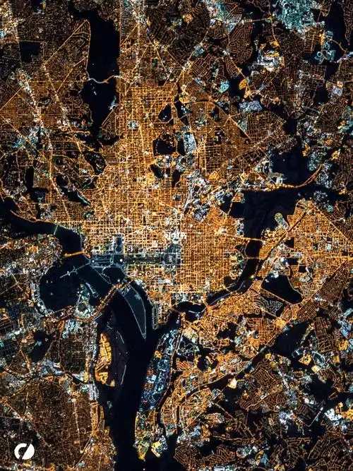 华盛顿   #卫星图像   #高清卫星地图    #华盛顿dc   #美国首都