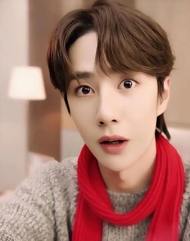 王一博的眼睛大小取决于他想睁多大~ 他的眼睛是丹凤眼, 也是一种美目