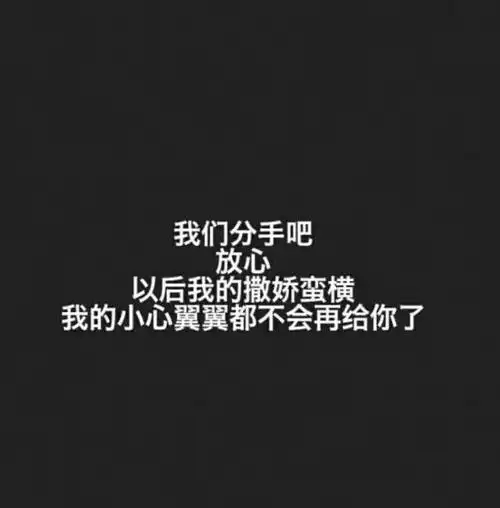 我们分手吧, 始于心甘情愿, 终于愿赌服输