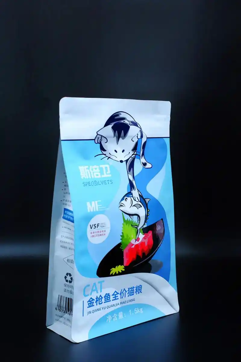 八边封猫粮易撕拉链袋
