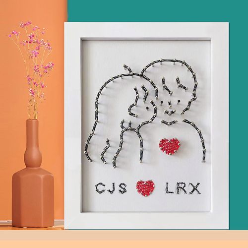 礼物创意图钉画人像钉艺画已售1000新品天猫￥238券后价￥108图钉画