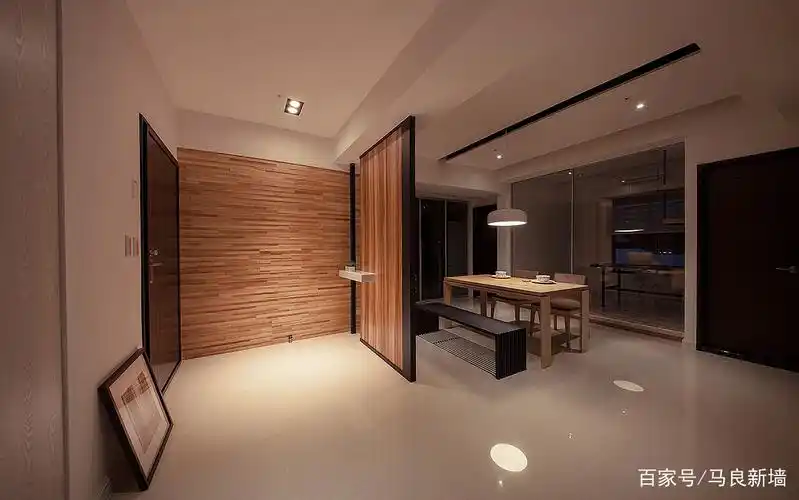 温馨大方的木质背景墙,一定要放在客厅内,高级 档次