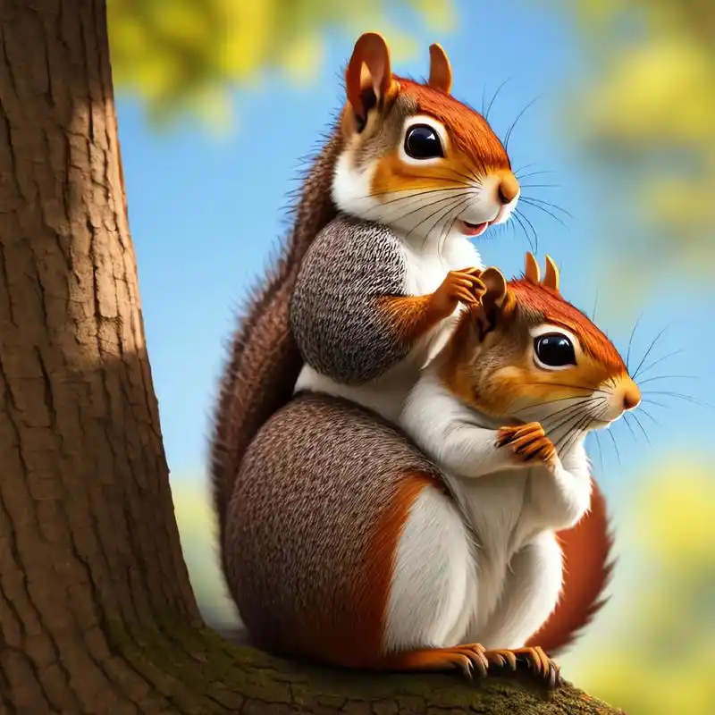 一组可爱的小松鼠头像.#神奇动物在抖音 #头像 - 抖音