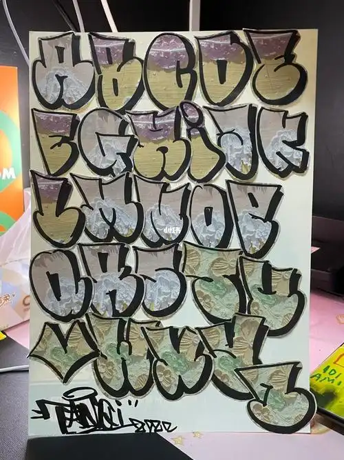 涂鸦  #涂鸦字母  #graffiti