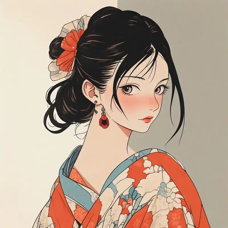 浮世绘头像94|女人味十足,好运满满93 哇喔!