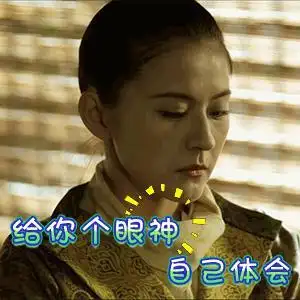 长安十二时辰 热依扎 文字表情包 给你个眼神自己体会