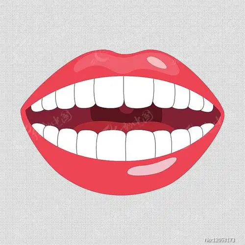 人体器官嘴巴牙齿图片_卡通手绘_编号12053173_红动中国