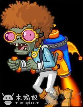 植物大战僵尸摇滚年代巨人僵尸简笔画