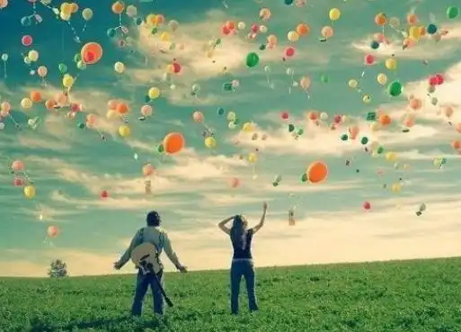 开心快乐图片唯美意境