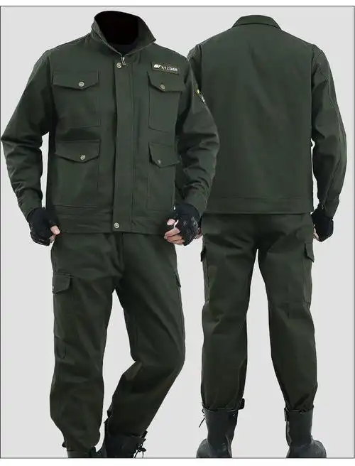 表兮工作服男套装秋季劳保服耐磨工地工厂汽修工作装干活衣服加厚工装