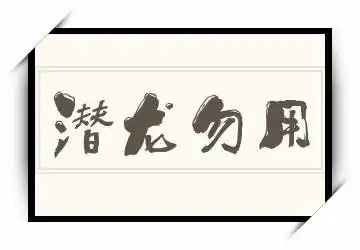 《潜龙勿用》拼音/读音/英文/繁体