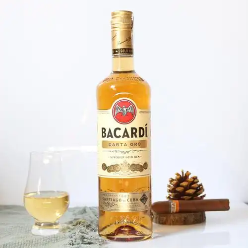 洋酒批发 百家得 波多黎各百加得金朗姆酒 750ml