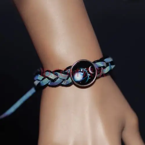 情侣手链一对发亮抖音网红夜光手环男女个性饰品生日礼物 黑色天秤座