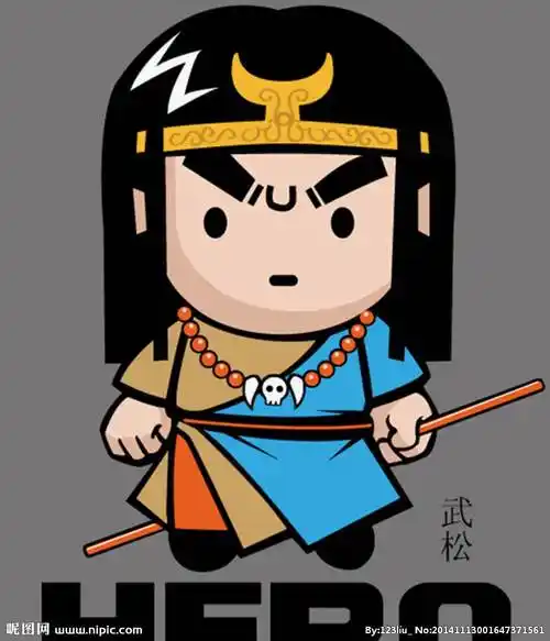 水浒传人物简笔画 水浒传人物简笔画武松