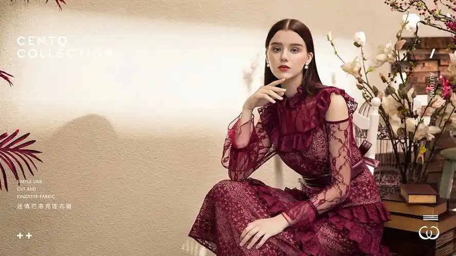 centocollection高端女装灯箱效果以及专柜陈列