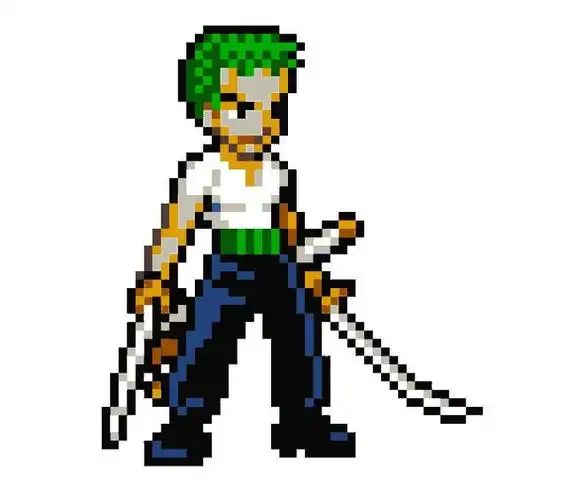 jump明星终极大乱斗游戏角色像素画网格画图案