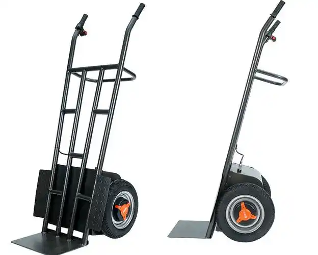 电动手推车鼎辰 电动老虎车两轮搬运车装卸沙石拉货工地车电动平板车