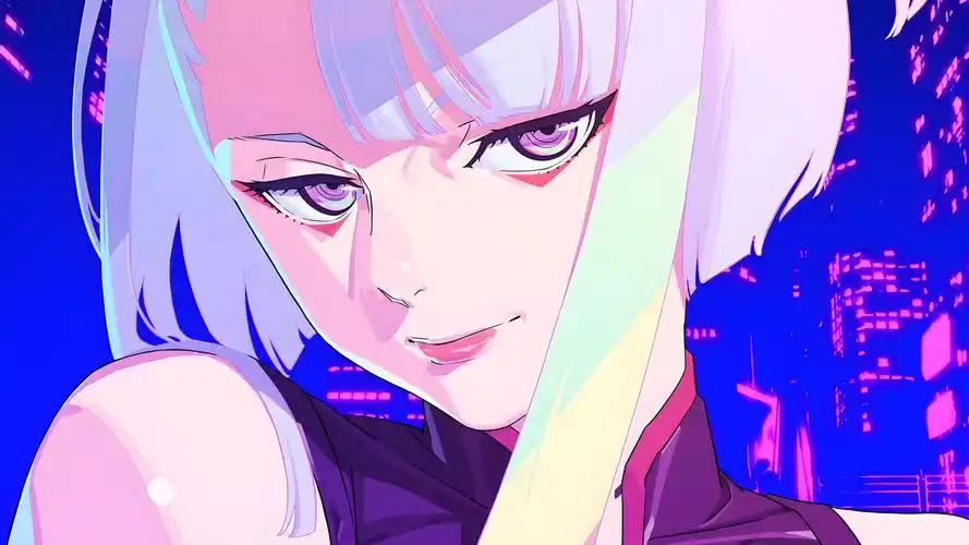 赛博朋克边缘行者 个性 艺术 女孩 高清 桌面_动漫壁纸_墨鱼部落格