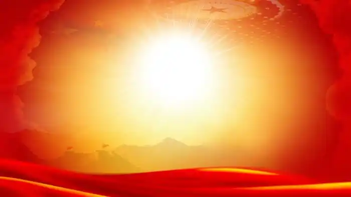 四张石狮子背景的大气党政ppt背景图片