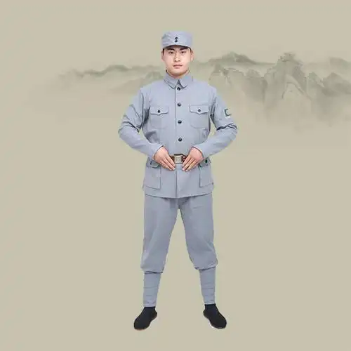 八路军男女女款演出服红军军装套装新四军舞台服装民族服装