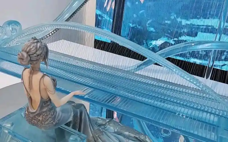 wf2021鬼刀冰公主水晶钢琴徒手建钢琴就问你牛不牛