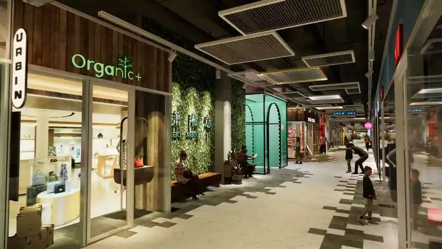 潇湘意商业文艺中心室内美食街区之摩崖食街