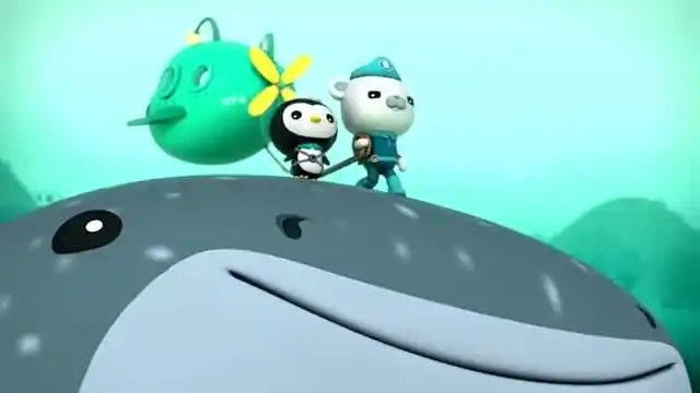 海底小纵队:这下好了,皮医生,巴克队长都别鲸鲨吸到肚子里去了