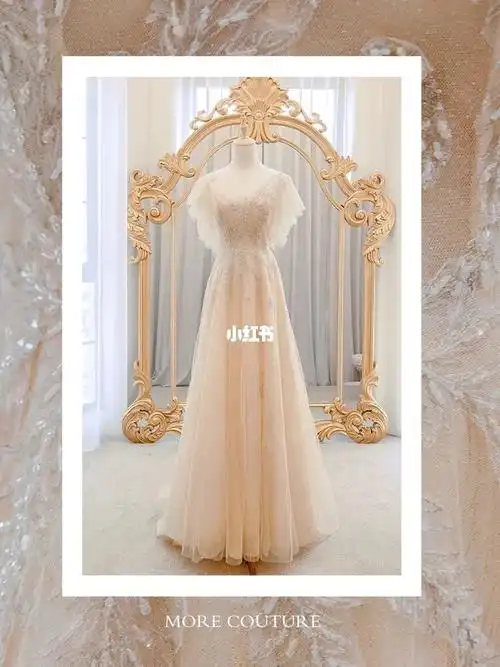 穿上秒变森林少女的橘色小礼服泉州婚纱