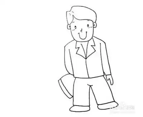 幼儿简笔画心目中的爸爸 简笔画图片大全-蒲城教育文学网