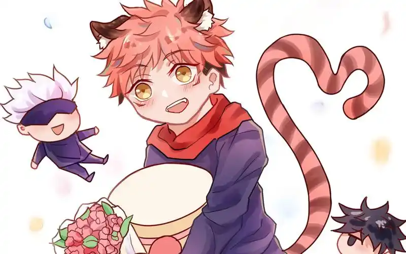 【咒术回战/绘画过程】q版虎子生贺