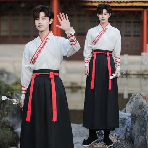 男汉古装中国国风侠客剑客学生班服春夏霸气汉服