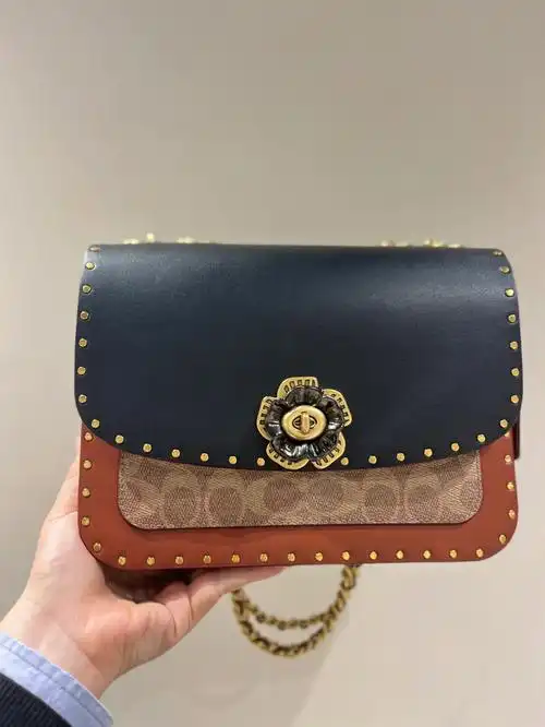 coachmadison系列山茶花链条包