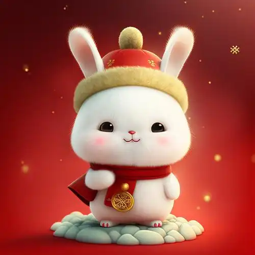 原创新年兔子头像2023(2023兔年背景微信图壁纸) - 知乎